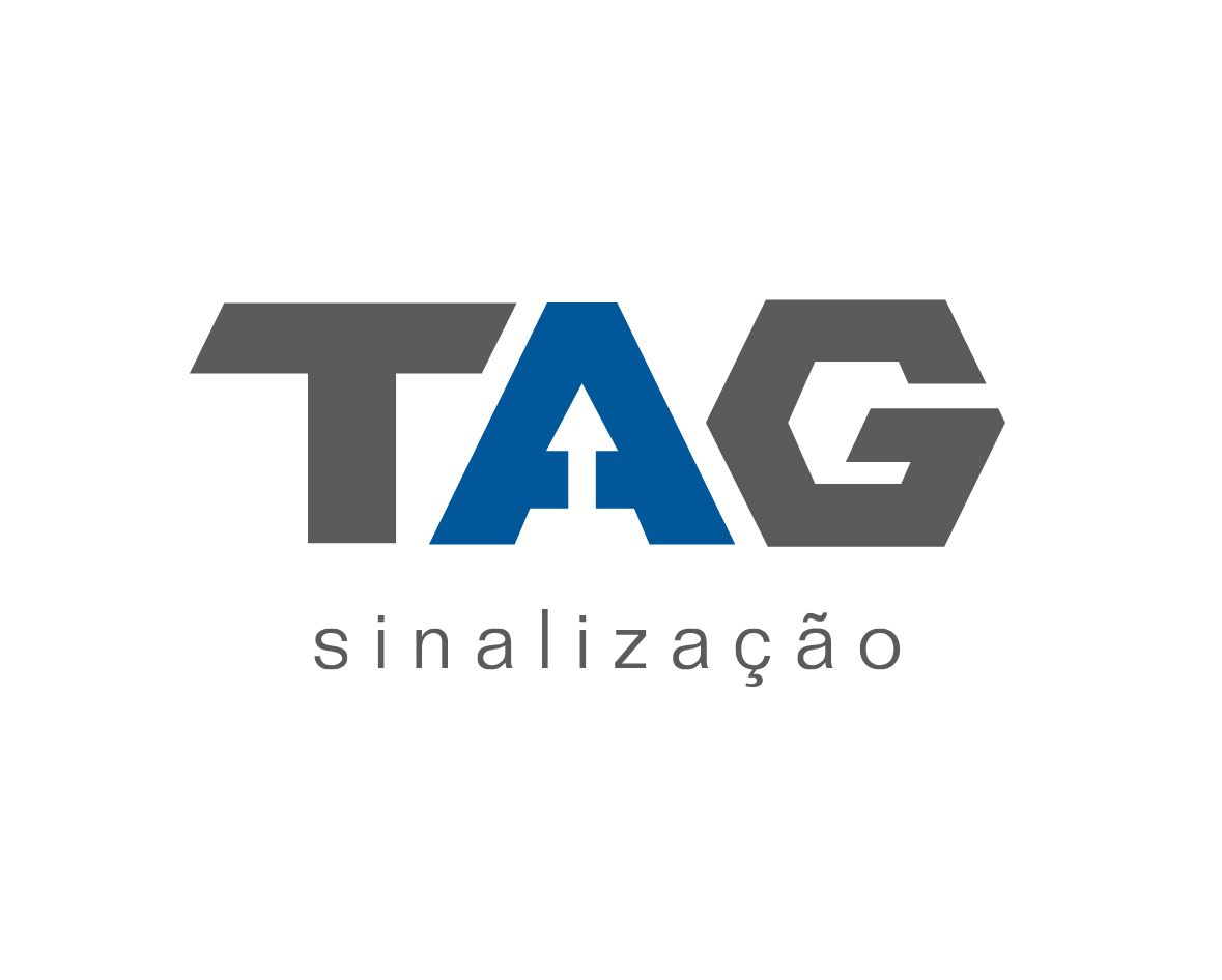 Logotipo oficial da empresa TAG Sinalização, expositora confirmada na feira Expo Incêndio.